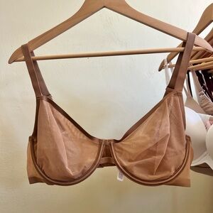 Auden Women's Mesh Unlined Demi Bra 40C